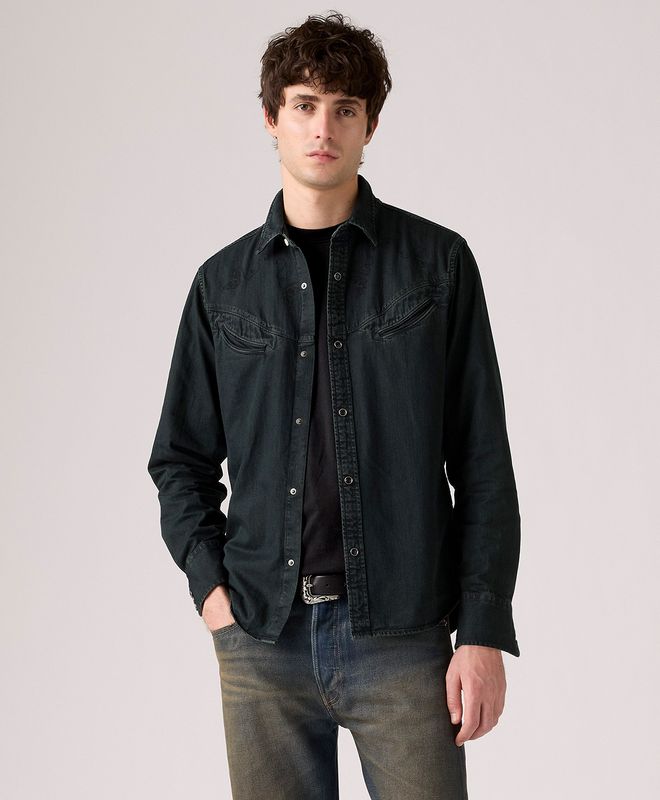 Camisa Manga Larga Smiley Western Levi’s® Para Hombre