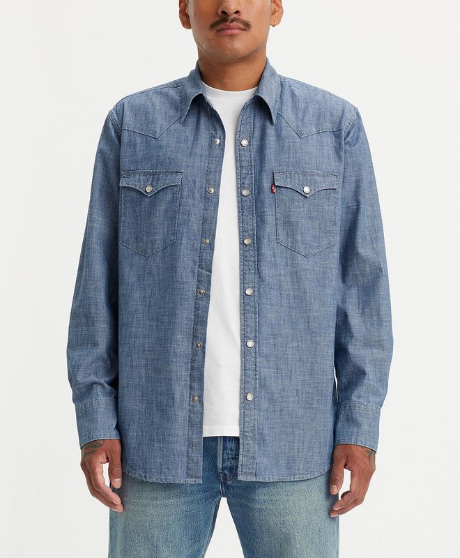 Camisa Manga Larga Barstow Western Standard Para Hombre