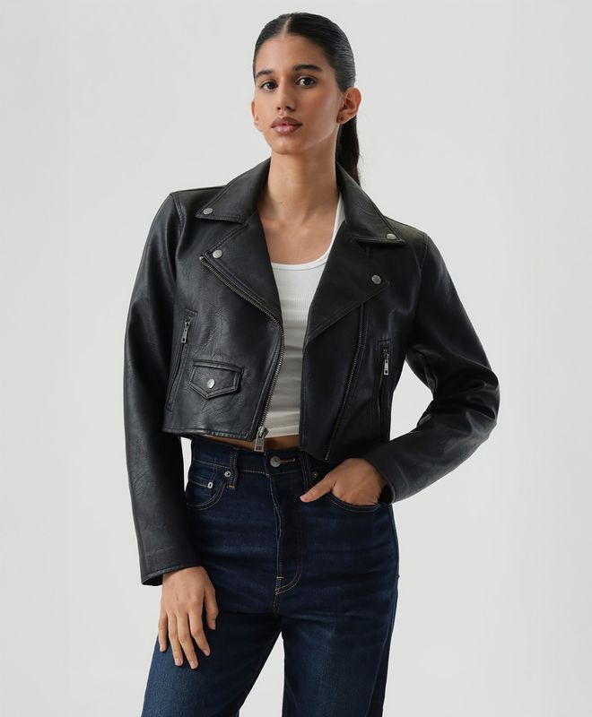 Chaqueta Cropped Moto Levi’s® Para Mujer