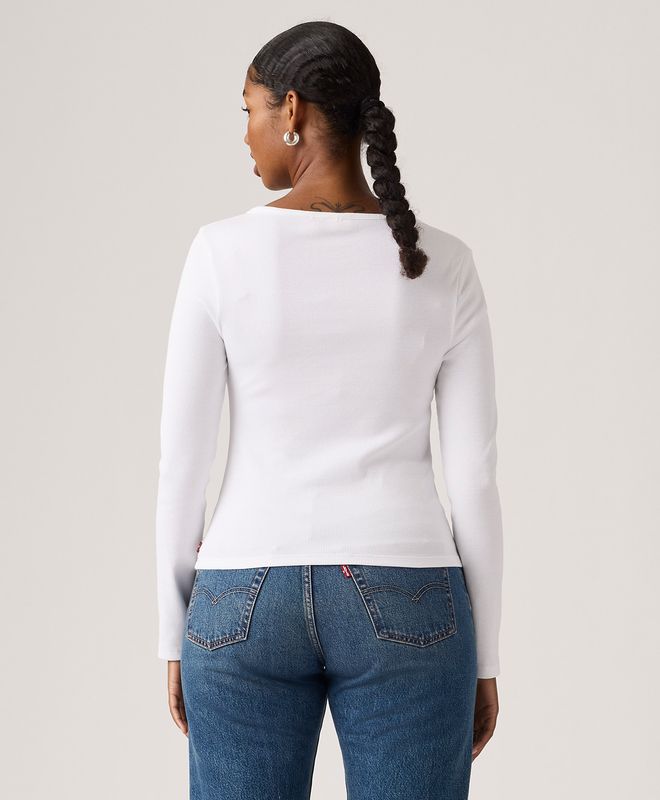 Camiseta Essential Long Sleeve Levi’s® Para Mujer