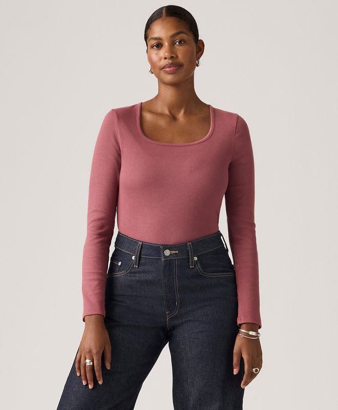 Camiseta Essential Long Sleeve Levi’s® Para Mujer