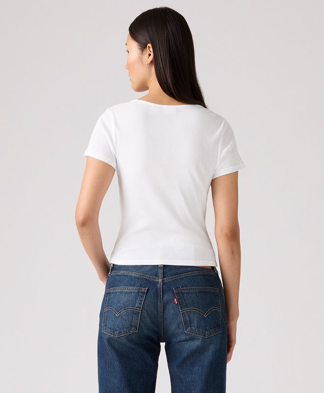 Camiseta Manga Corta Essential Squared Levi’s® Para Mujer