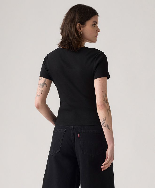 Camiseta Manga Corta Essential Squared Levi’s® Para Mujer