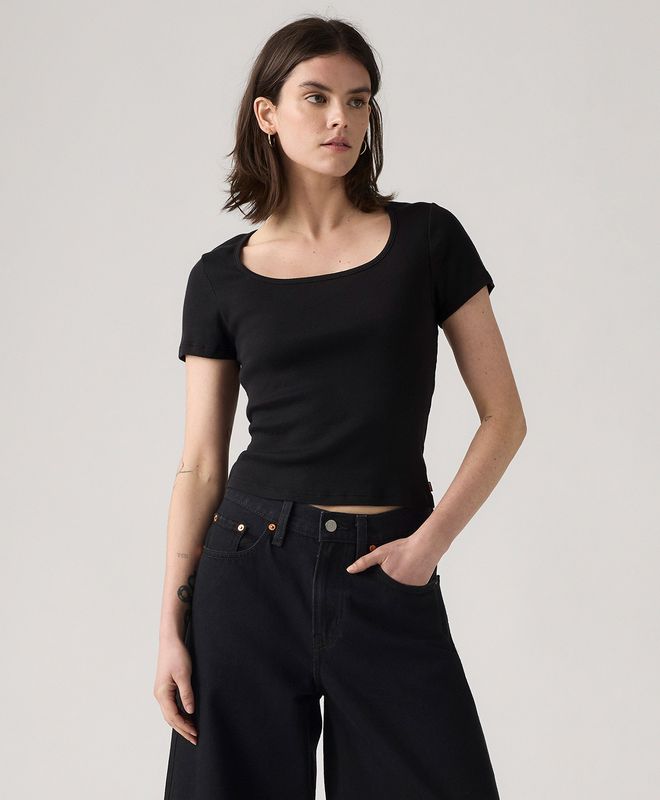 Camiseta Manga Corta Essential Squared Levi’s® Para Mujer