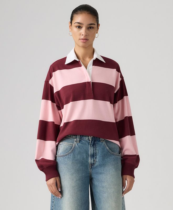 Camiseta Reeinie Rugby Long Sleeve Levi’s® Para Mujer