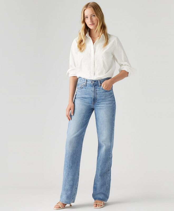 Jeans Ribcage Wide Leg Levi’s® Para Mujer
