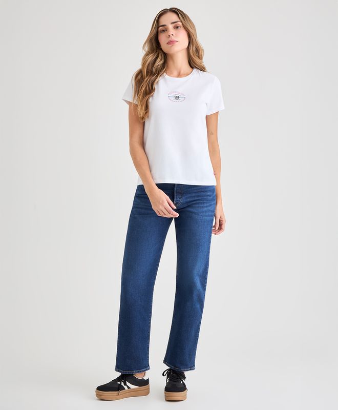 Jeans Ribcage Straight Ankle Levi’s® Para Mujer