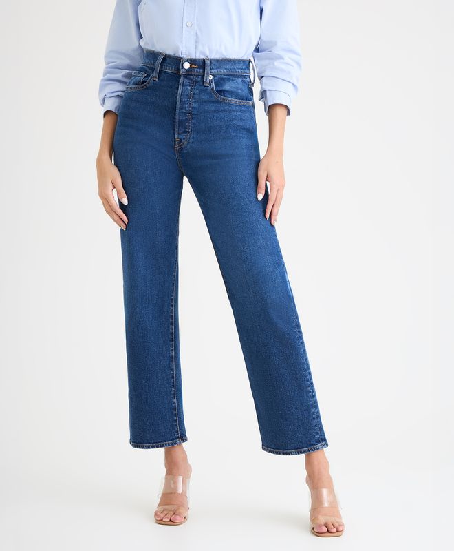 Jeans Ribcage Straight Ankle Levi’s® Para Mujer