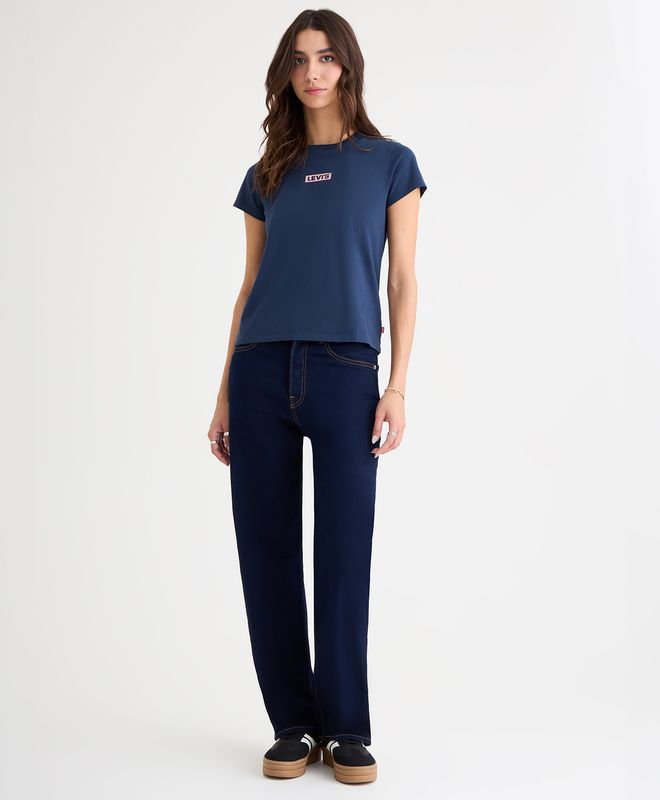 Jeans Ribcage Straight Ankle Levi’s® Para Mujer