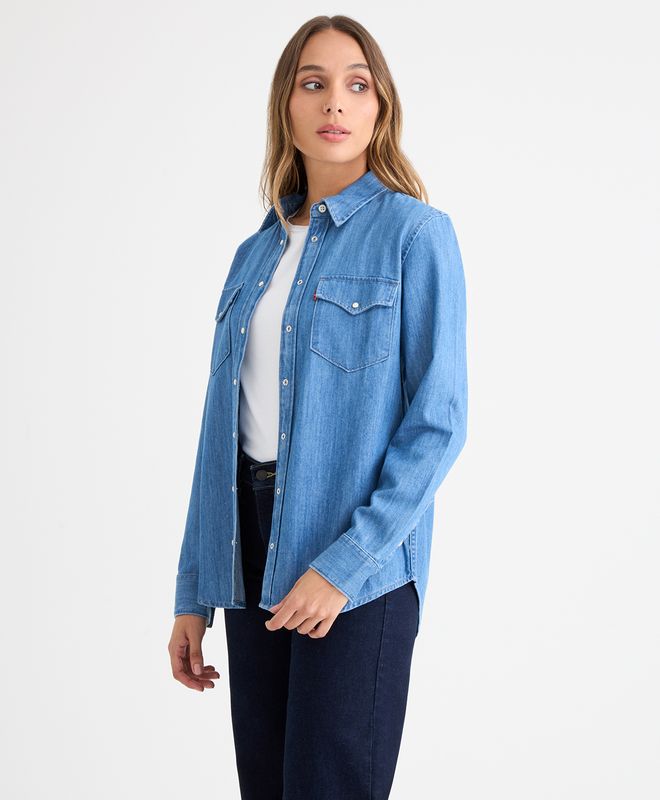 Camisa Manga Larga Iconic Western Levi’s® Para Mujer