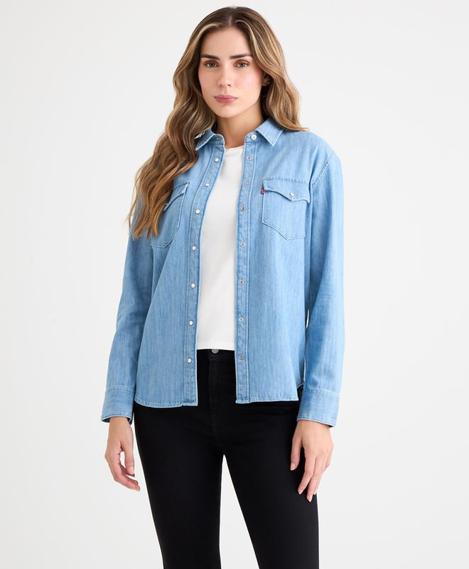 Camisa Manga Larga Iconic Western Levi’s® Para Mujer