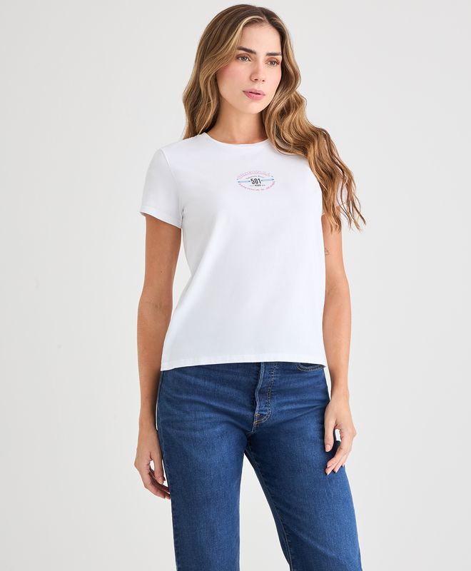 Camiseta Manga Corta Levi’s® Para Mujer