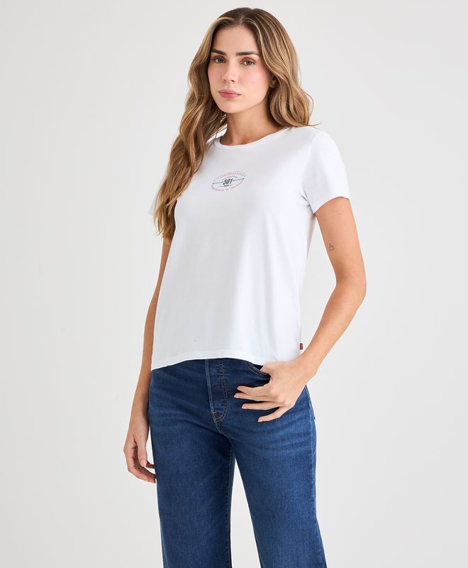 Camiseta Manga Corta Levi’s® Para Mujer
