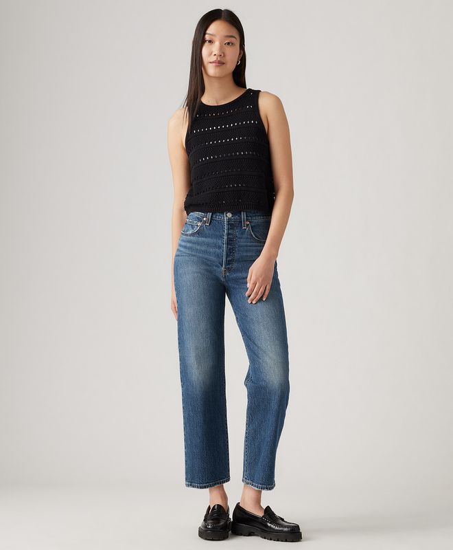 Jeans Ribcage Straight Ankle Levi’s® Para Mujer