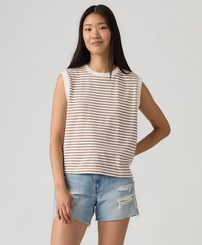 Camiseta Boxy Tank Levi’s® Para Mujer