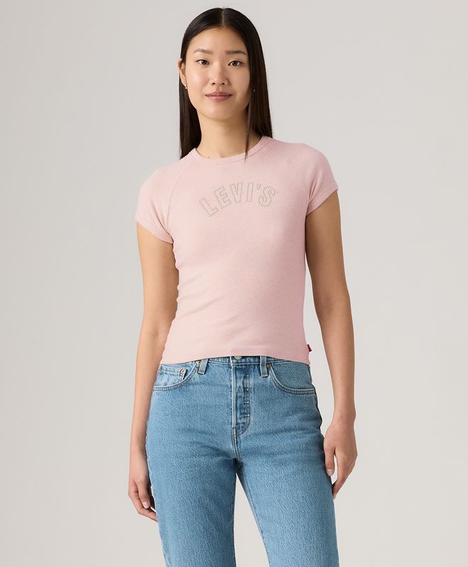 Camiseta Manga Corta Riley Levi’s® Para Mujer