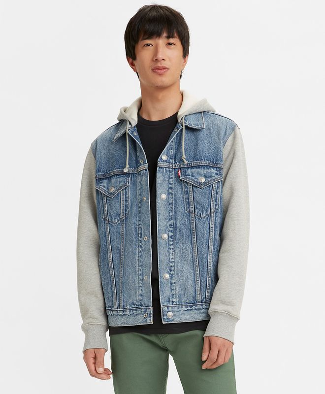 Hybrid Hoodie V Trucker Para Hombre