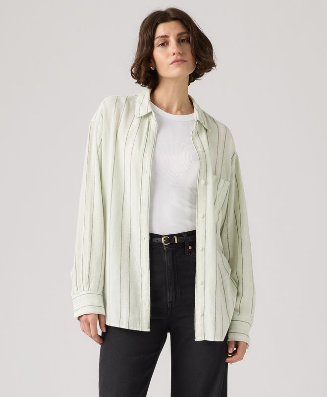 Camisa Manga Larga Harlie Boyfriend Levi’s® Para Mujer