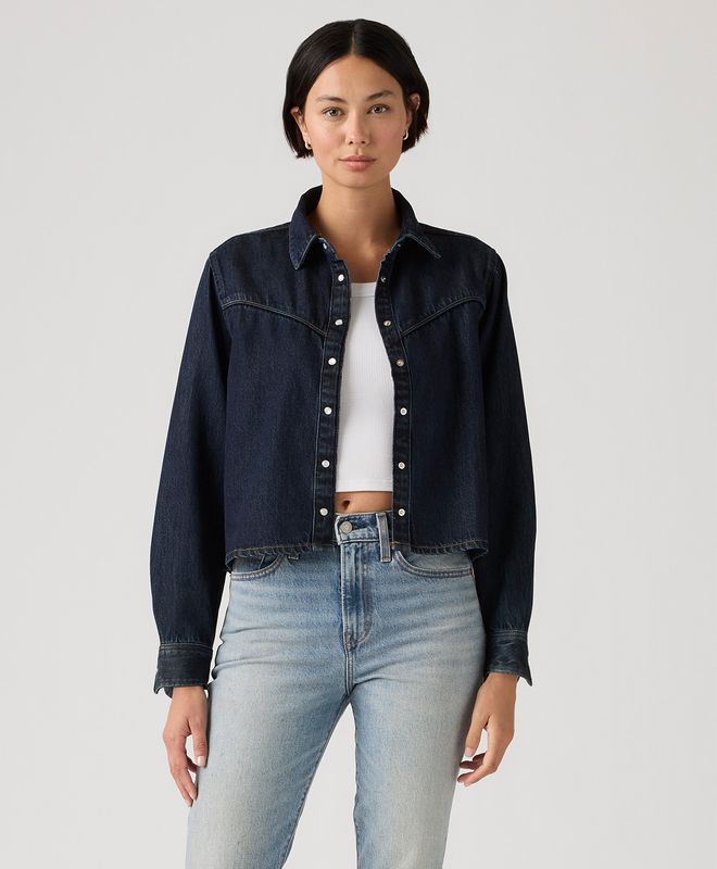Camisa Manga Larga Logan Tencel Shaket Levi’s® Para Mujer