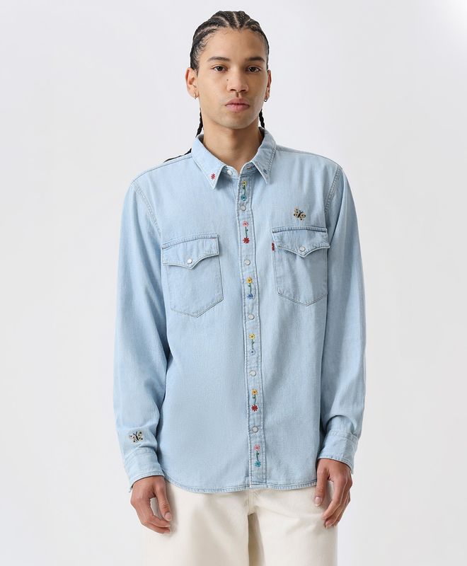 Camisa Manga Larga Relaxed Fit Western Levi’s® Para Hombre