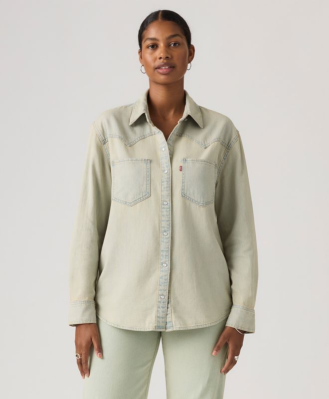 Camisa Manga Larga Teodora Western Levi’s® Para Mujer