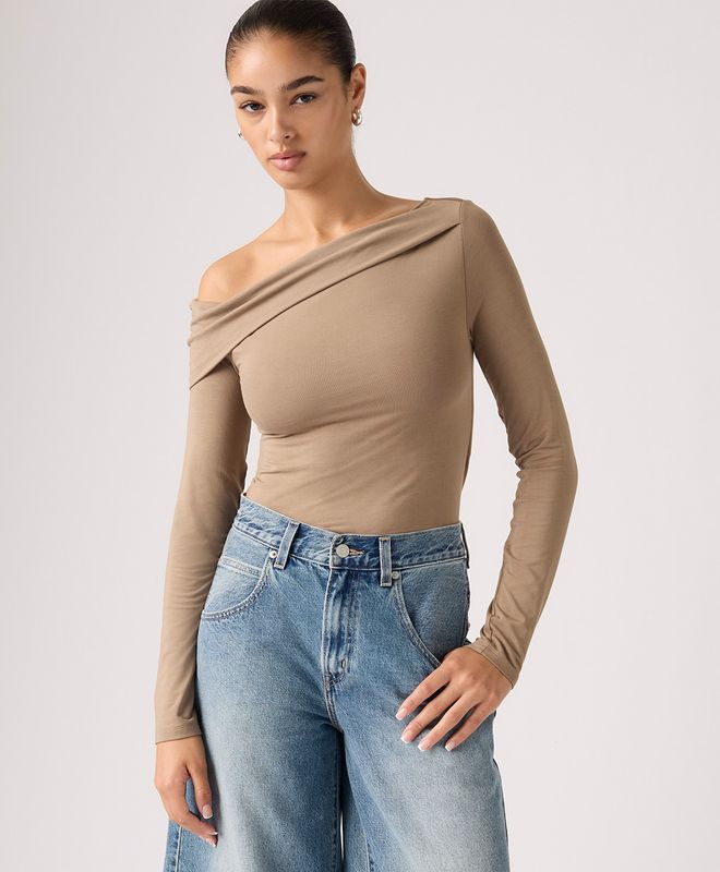 Camiseta Clara Off Shoulder Levi’s® Para Mujer