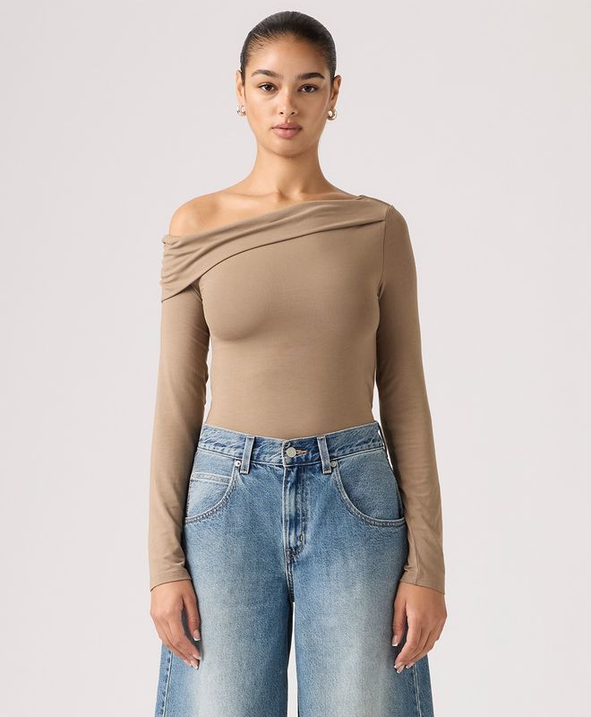 Camiseta Clara Off Shoulder Levi’s® Para Mujer