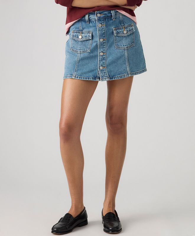 Falda Short con Botones Levi’s® Para Mujer