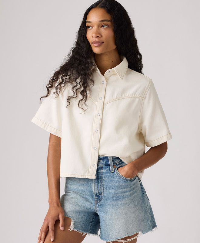 Camisa Logan Manga Corta Levi’s® Para Mujer