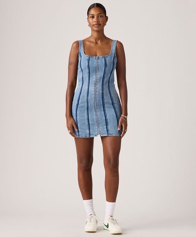 Vestido Denim Cierre Frontal Levi’s® Para Mujer