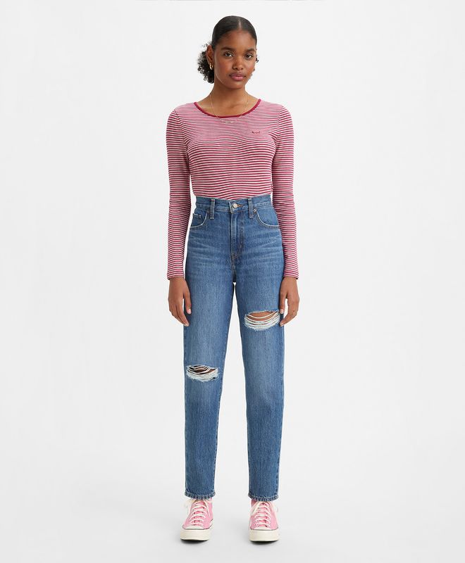 Jean Levi’s® High Waisted Mom para Mujer Slim 228493