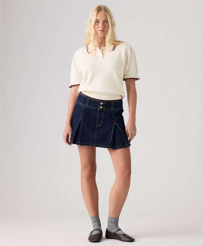 Falda Inverted Pleat Mini Levi's® Para Mujer