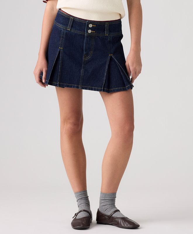 Falda Inverted Pleat Mini Levi's® Para Mujer