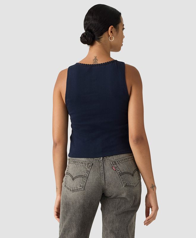 Camiseta Dry Goods Pointelle Lace Tank Levi's® Para Mujer