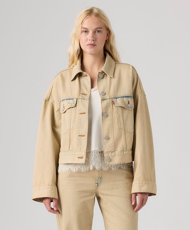 Chaqueta Loose Crop Trucker Levi's® Para Mujer