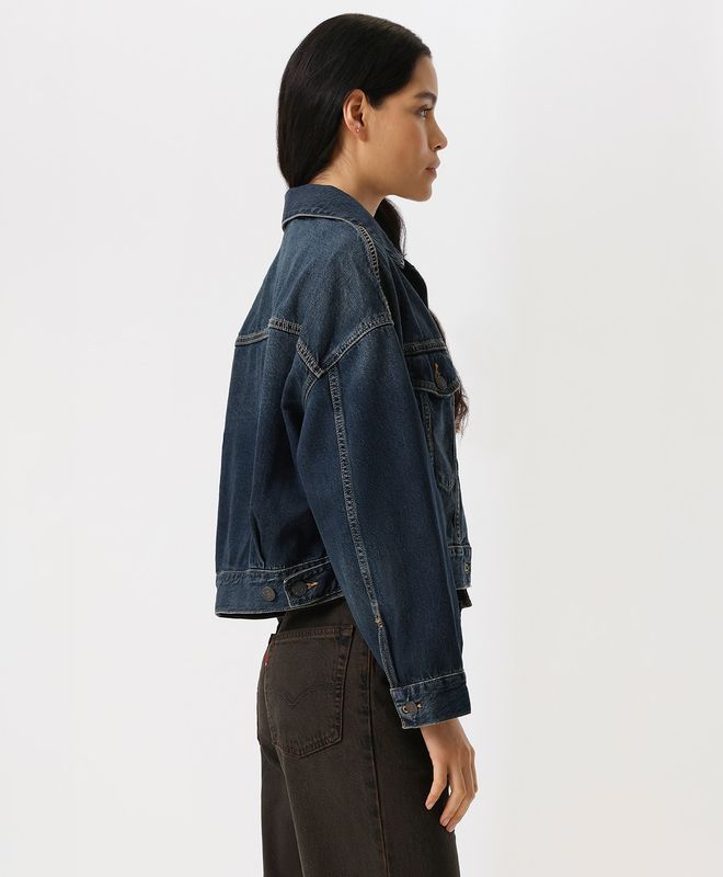 Chaqueta Loose Crop Trucker Levi's® Para Mujer
