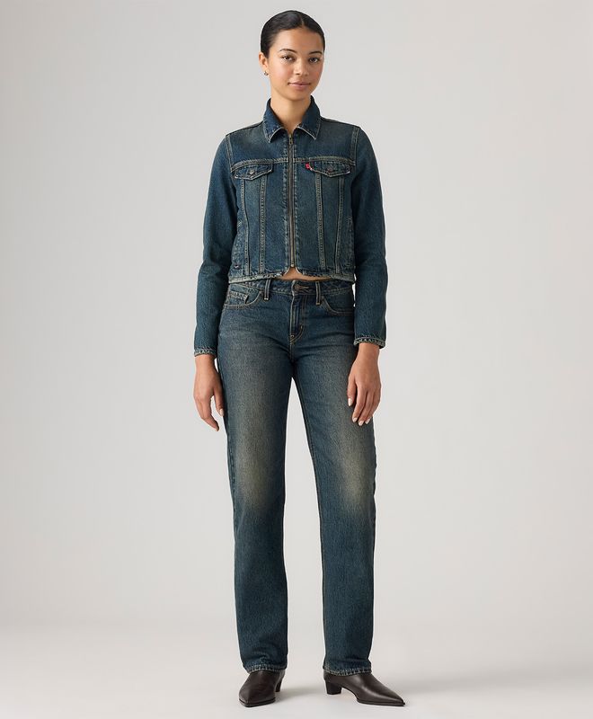 Jean Low Straight Levi's® Para Mujer