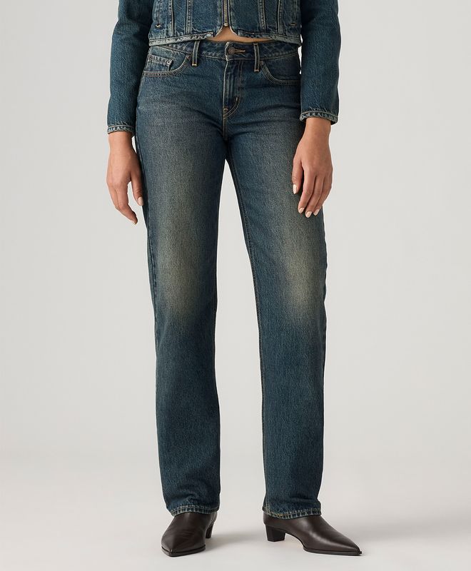 Jean Low Straight Levi's® Para Mujer