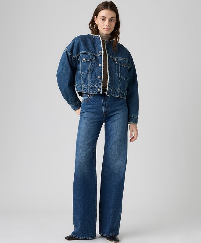 Jean Ribcage Wide Leg Levi's® Para Mujer
