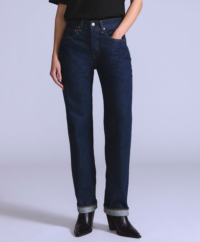 Jean Blue Tab 501® Levi's® Para Mujer