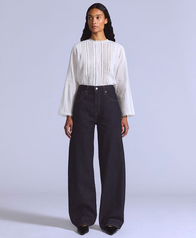 Jean Blue Tab Drop Barrel Levi's® Para Mujer