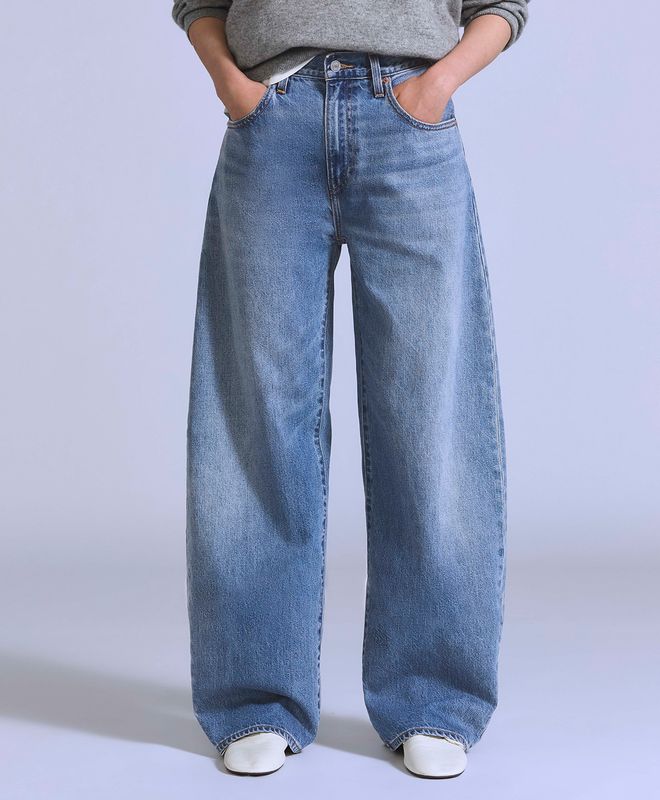 Jean Blue Tab Drop Barrel Levi's® Para Mujer