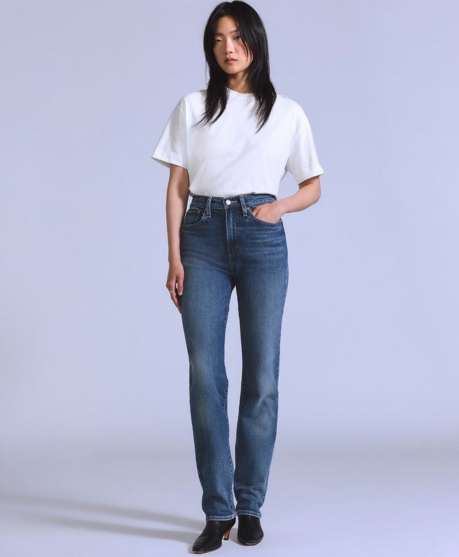 Jean Blue Tab High Rise Slim Levi's® Para Mujer