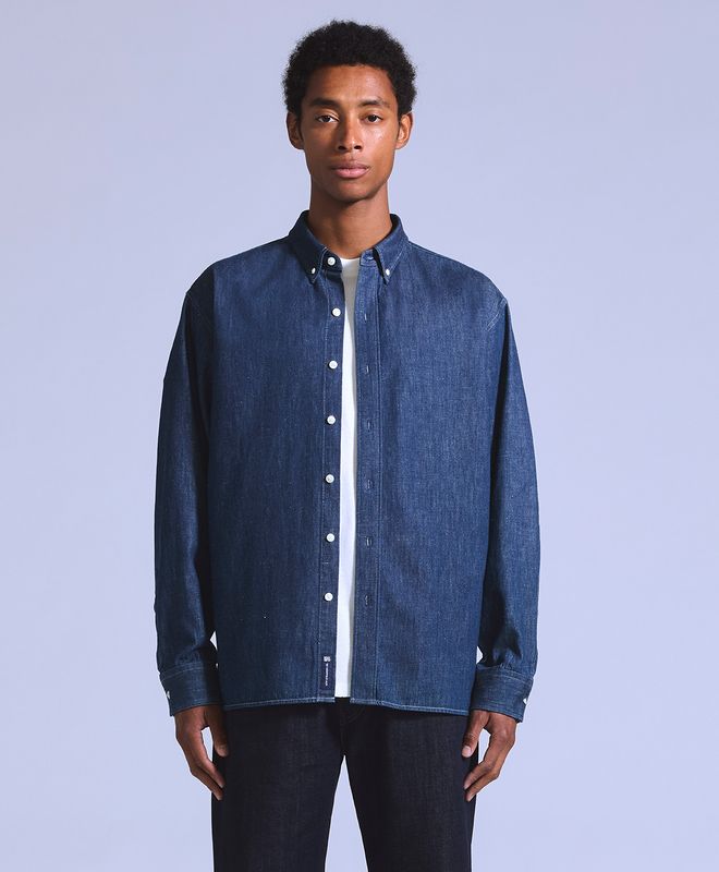 Camisa Blue Tab Manga Larga Relaxed Levi's® Para Hombre