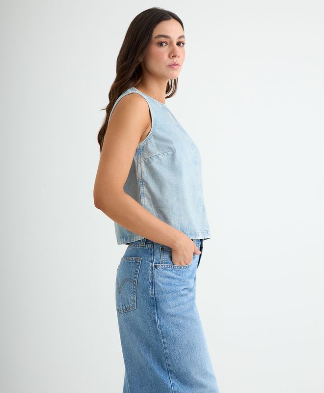 Blusa Denim Shell Levi's® Para Mujer